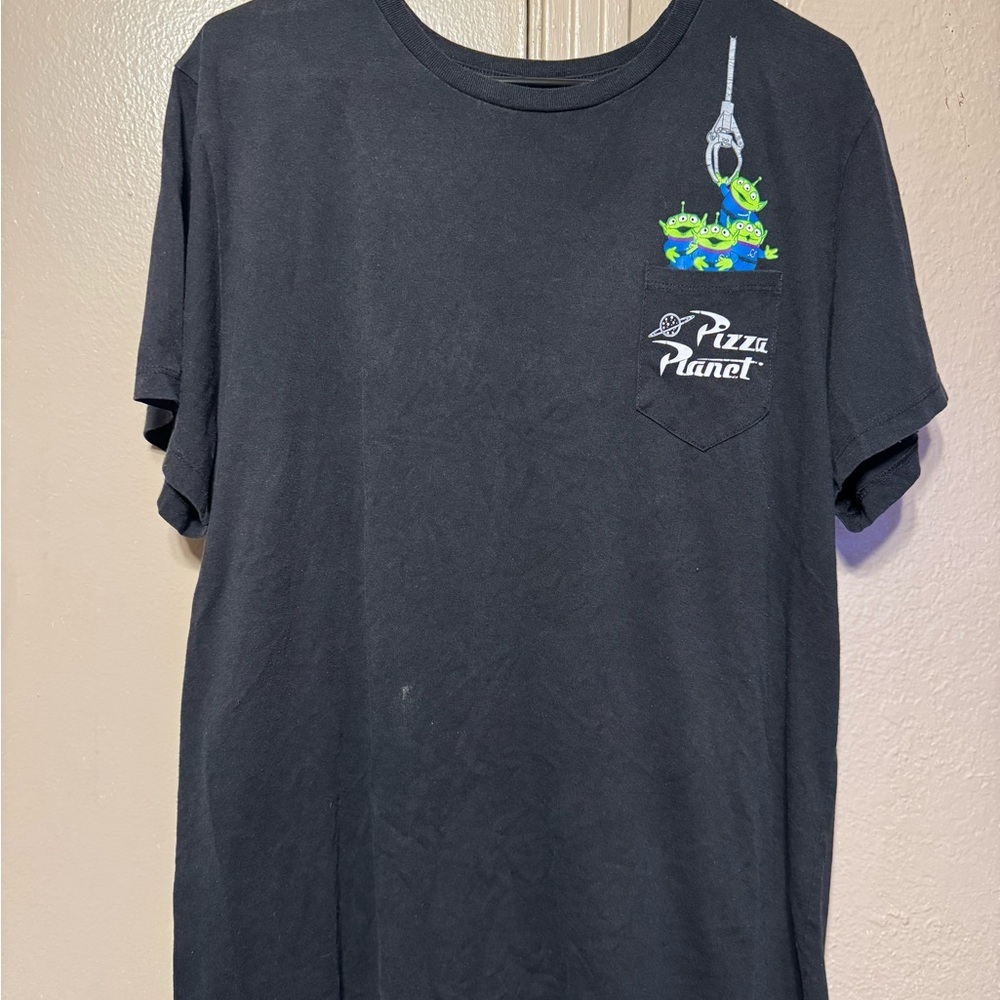 Disney Pizza Planet Black T-Shirt‎ Men’s 2XL